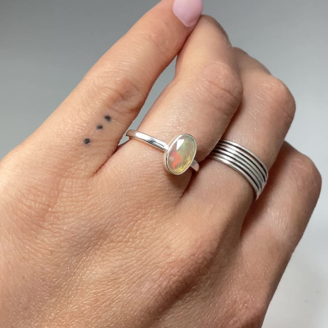 Opal Ring - Temu Canada